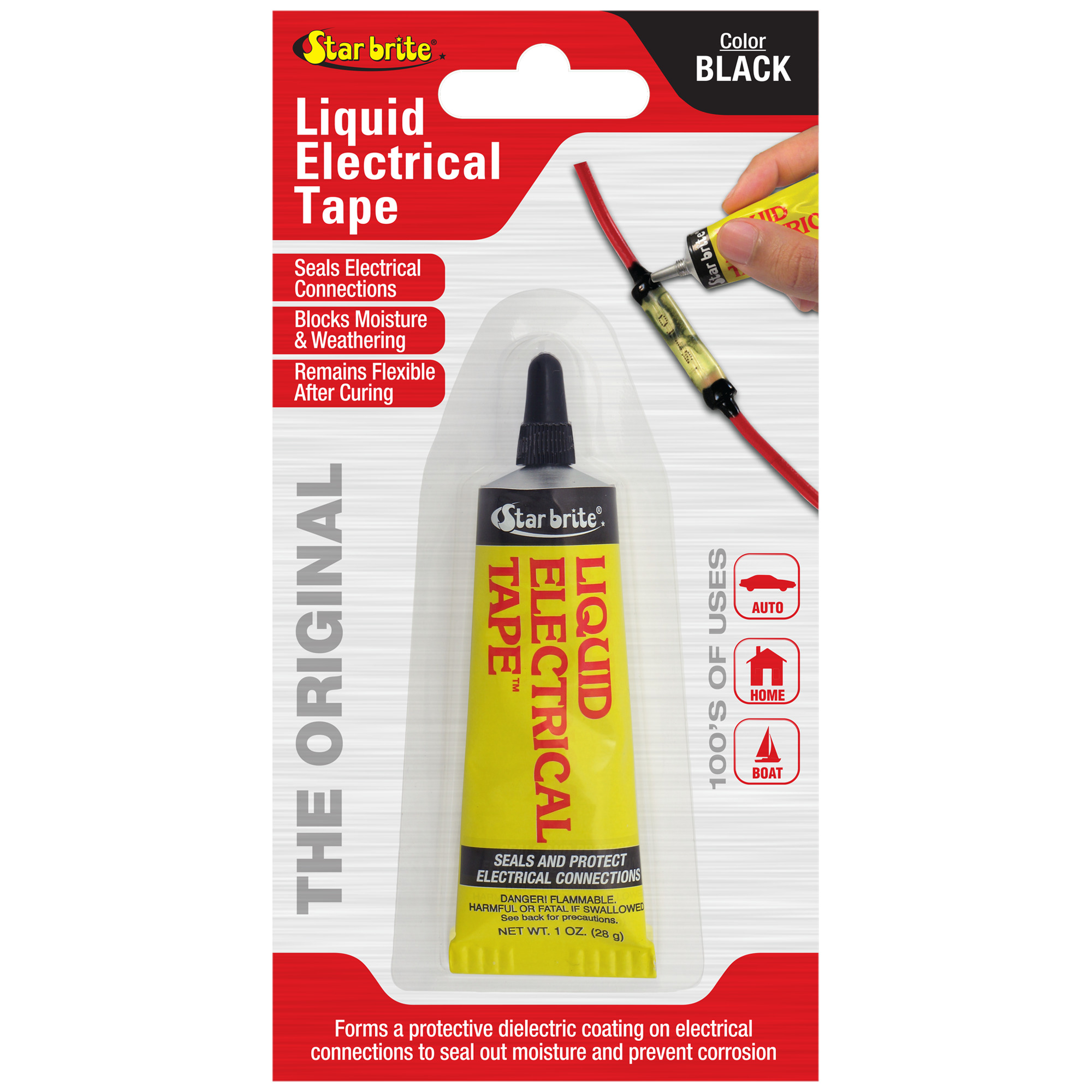 StarBrite, Liquid Electrical Tape, Black 1oz., Model# 84154